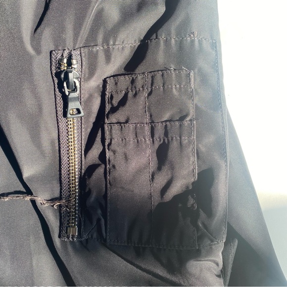 Black Topman Bomber Jacket - Picture 3 of 6